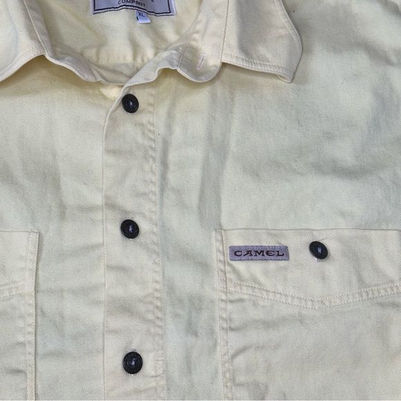 Vintage Camel Union Made Company Yellow Button Up Long Sleeve Shirt - Picture 4 of 4